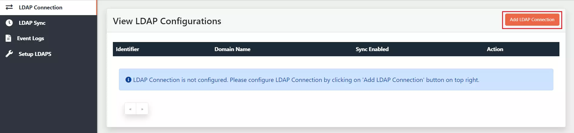 miniorange ldap gateway add ldap connection