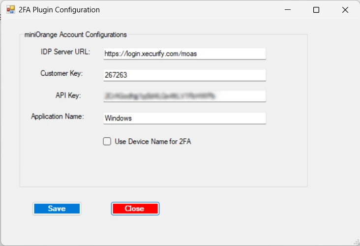 Windows Remote Desktop Two-Factor Authentication (2FA/MFA) plugin configuration