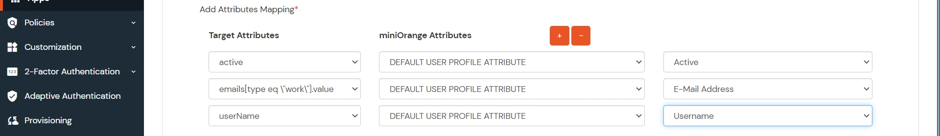 WordPress miniOrange IDP SCIM User Provisioning | General setting