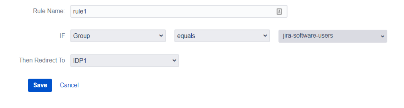 Advance SSO options in Jira, Rule on User Groups