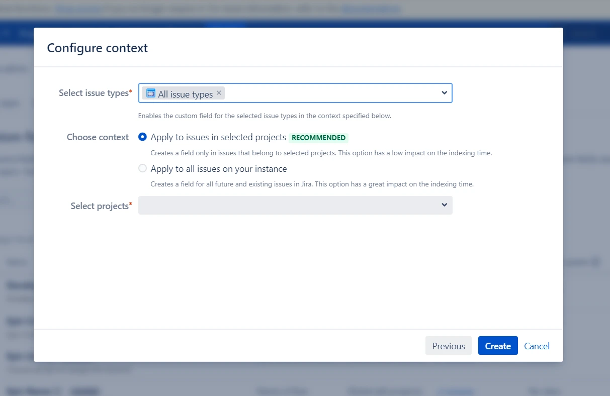 Custom profile attributes and LDAP sync select a field type miniOrange