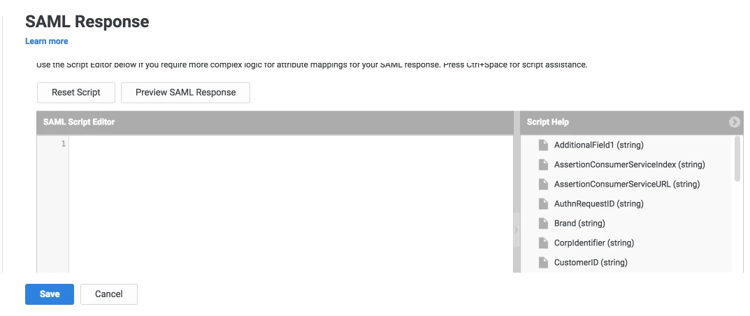 Single Sign On (SSO) using Centrify, Centrify SSO Login, SAML Response