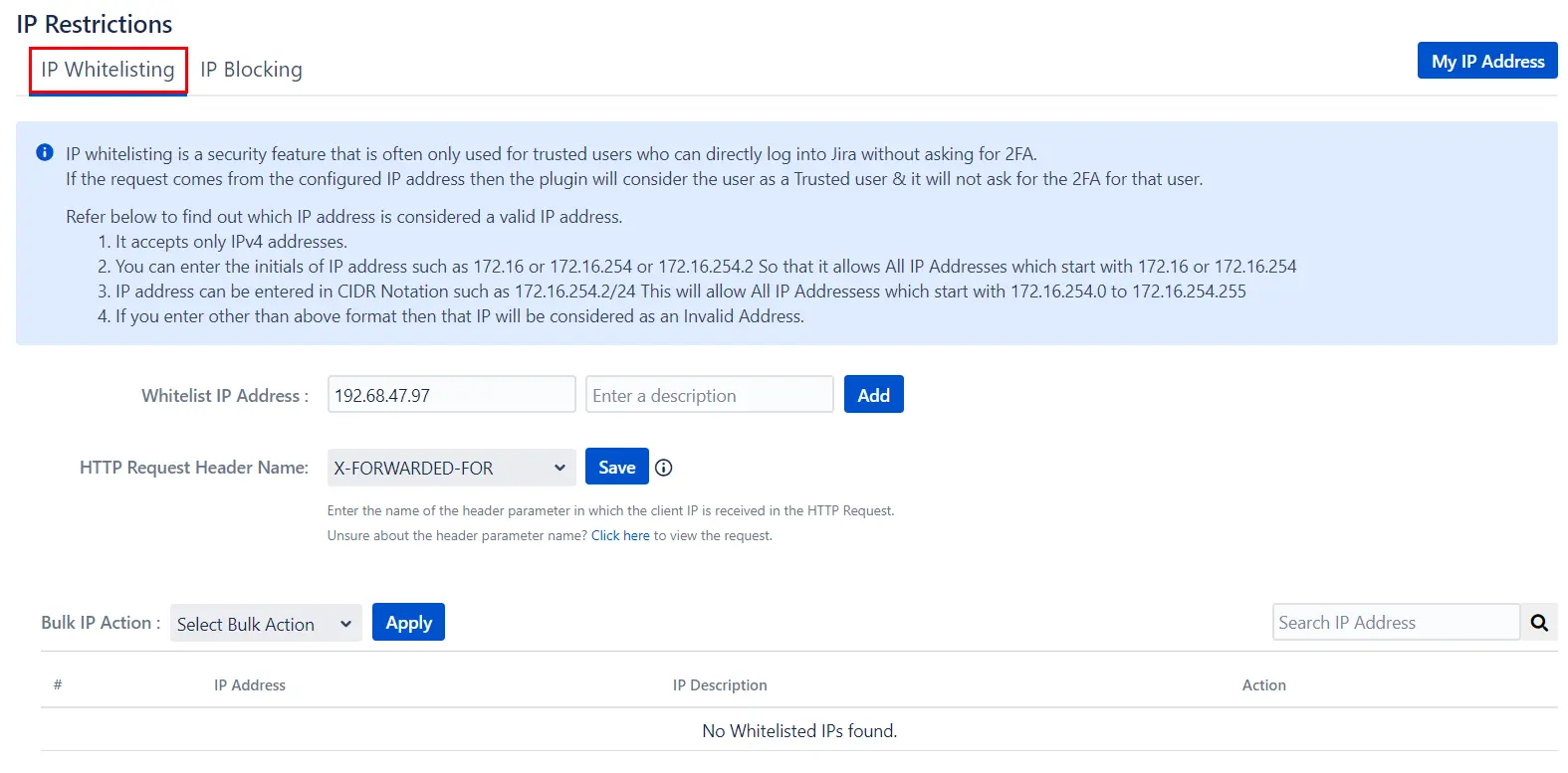 Setup Two Factor (2FA / MFA) Authentication for Jira using OTP, KBA, TOTP methods IP whitelisting