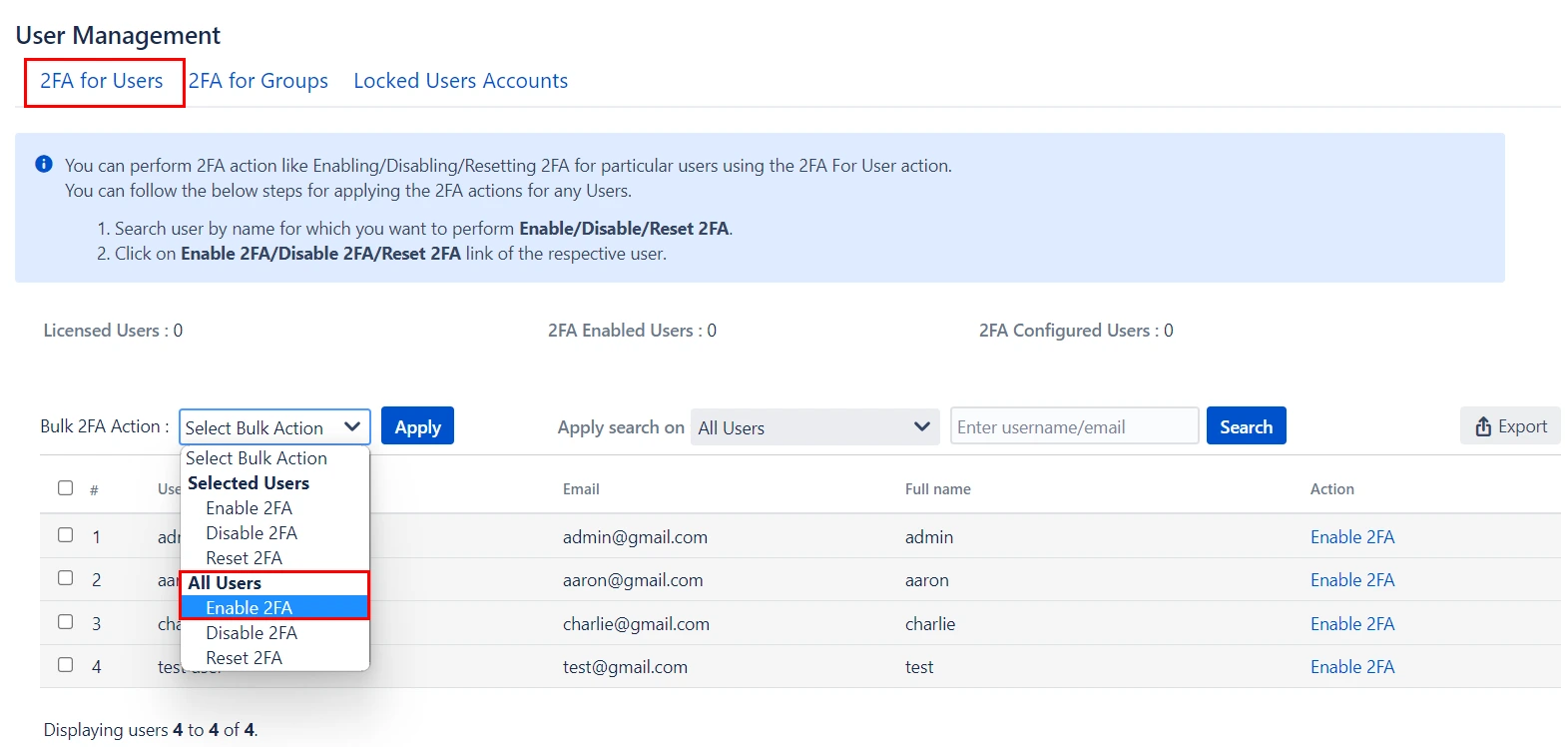 Setup Two Factor (2FA / MFA) Authentication for Confluence using OTP, KBA, TOTP methods