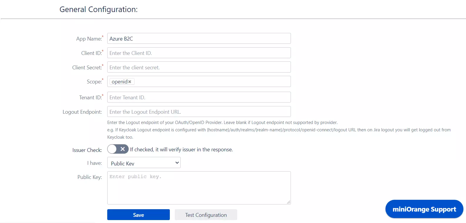 OAuth / OpenID Single Sign On (SSO) using ADFS Identity Provider, Configure OAuth