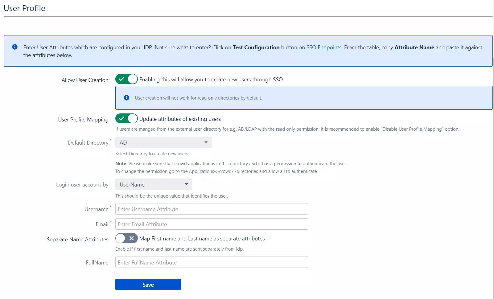  OAuth / OpenID Single Sign On (SSO) into Crowd, Multiple IDP