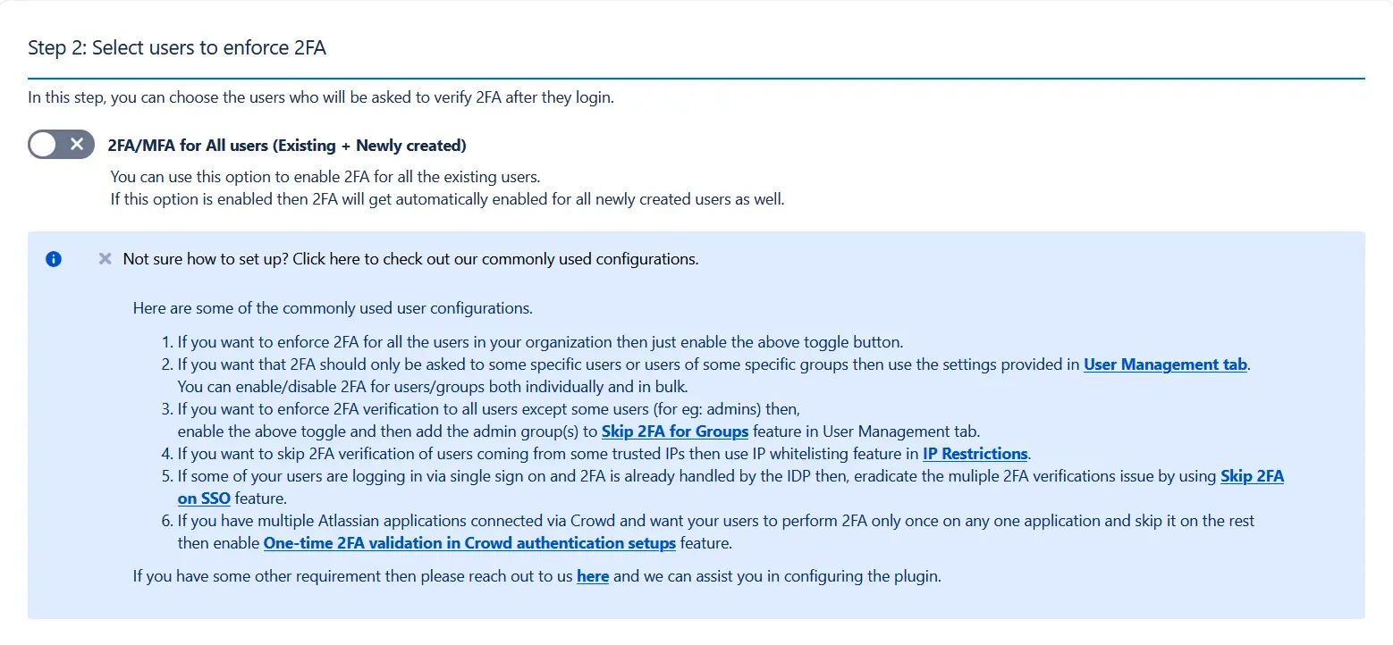 Setup Two Factor (2FA / MFA) Authentication for Jira using OTP, KBA, TOTP methods enable