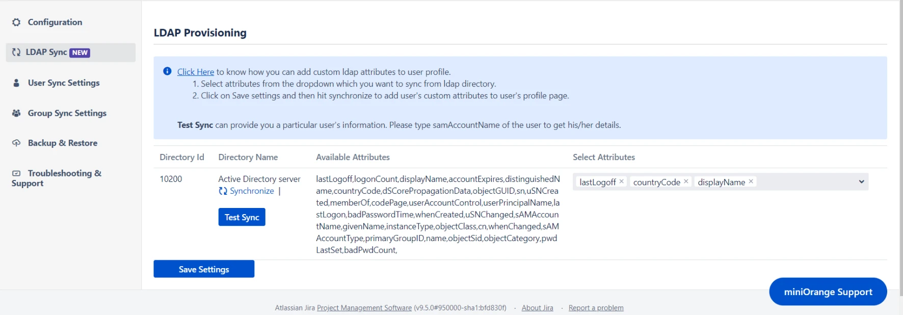 LDAP sync in user and gruop provisioning in Jira, Confluence, Bitbucket User Sync