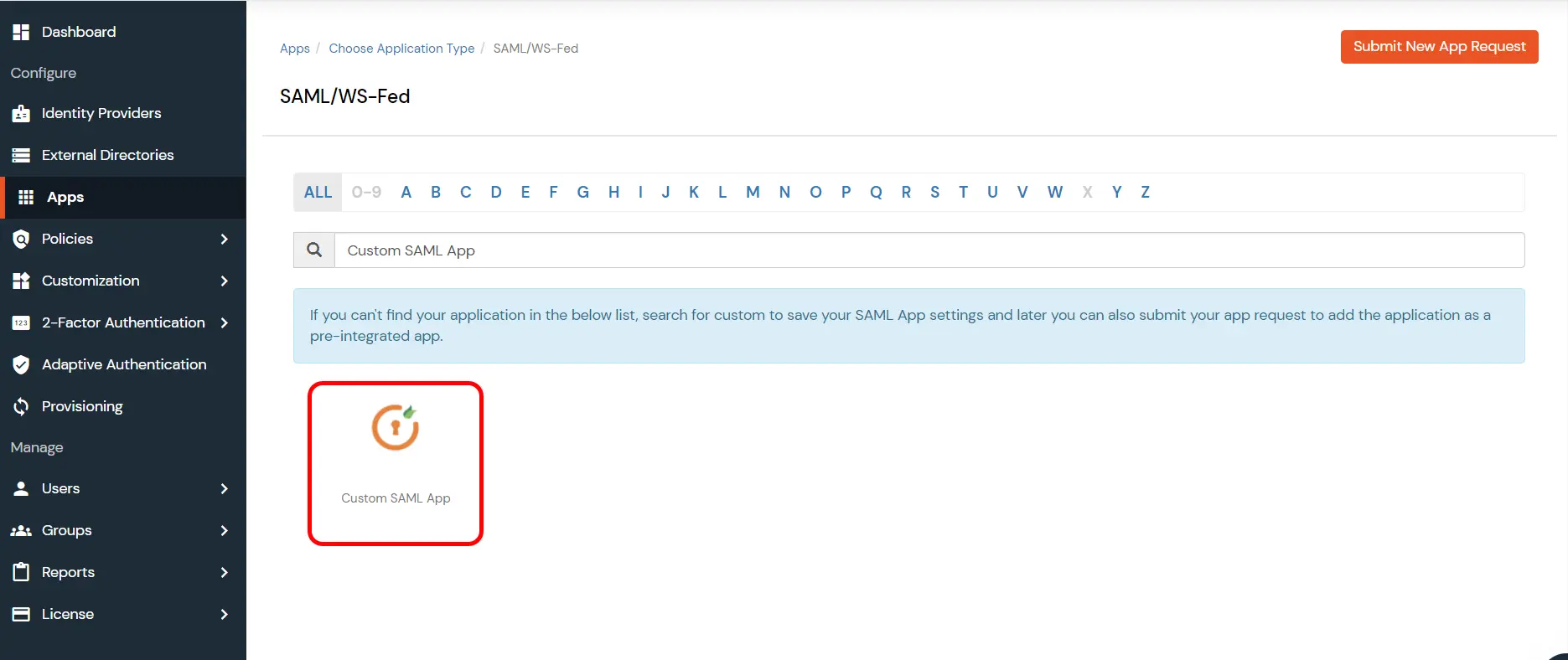 OAuth/OpenID/OIDC Single Sign On (SSO), Okta SSO Login Add Application