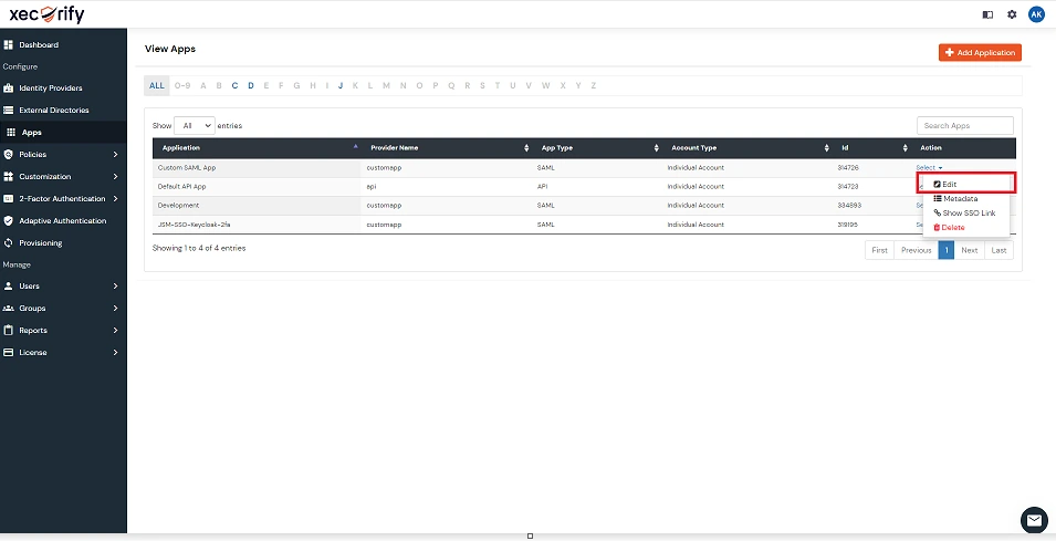 OAuth/OpenID/OIDC Single Sign On (SSO), Okta SSO Login Add Application