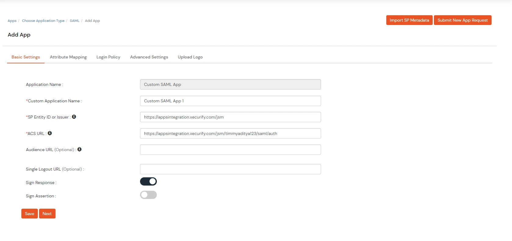 OAuth/OpenID/OIDC Single Sign On (SSO), Okta SSO Login Add Application