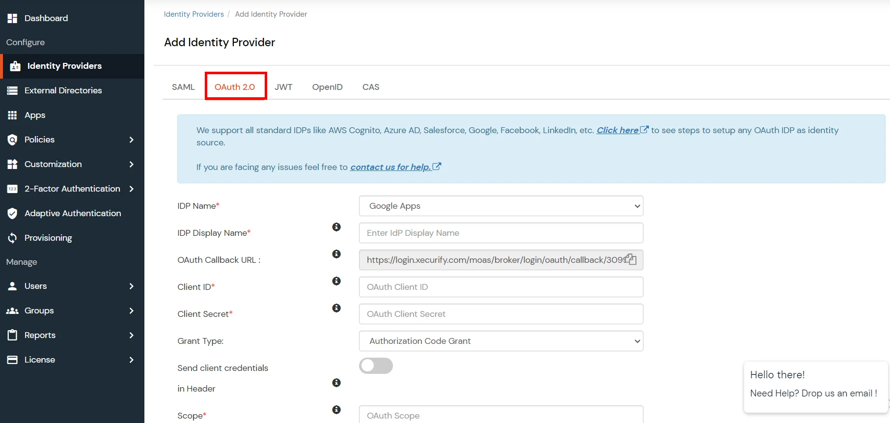 Setup JSM SSO broker flow