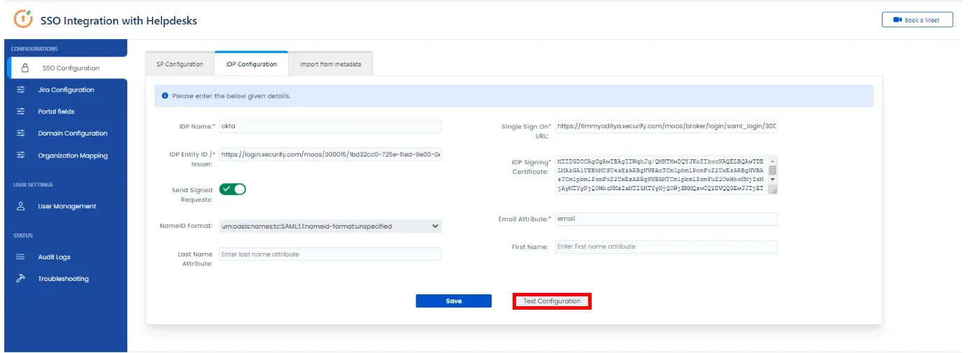 OAuth/OpenID/OIDC Single Sign On (SSO), Okta SSO Login Add Application