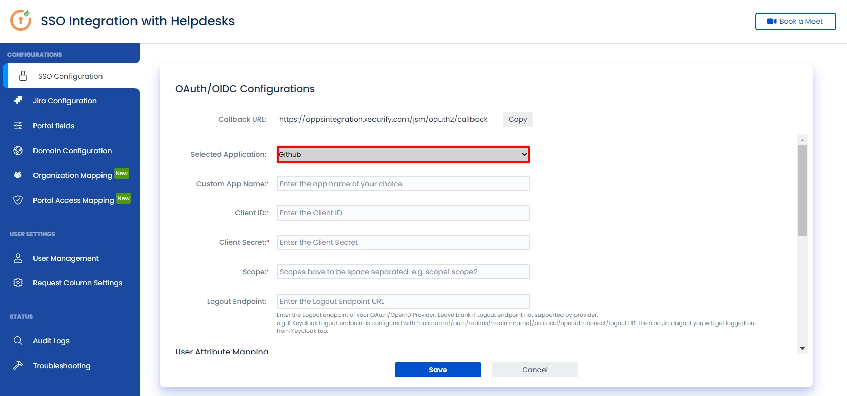 SSO for JSM Customers using GitHub as OAuth Provider | verification