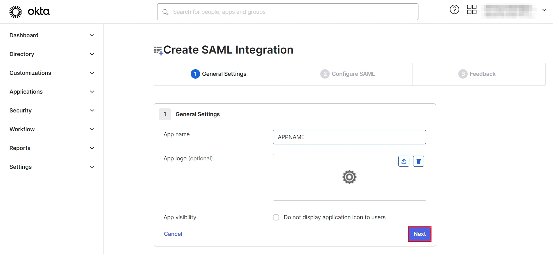 SAML Single Sign On (SSO) using Okta Identity Provider, Okta SSO Login,Create New SAML 2.0 Application