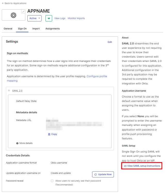 SAML Single Sign On (SSO) using Okta Identity Provider, Okta SSO Login,IDP Metadata Link