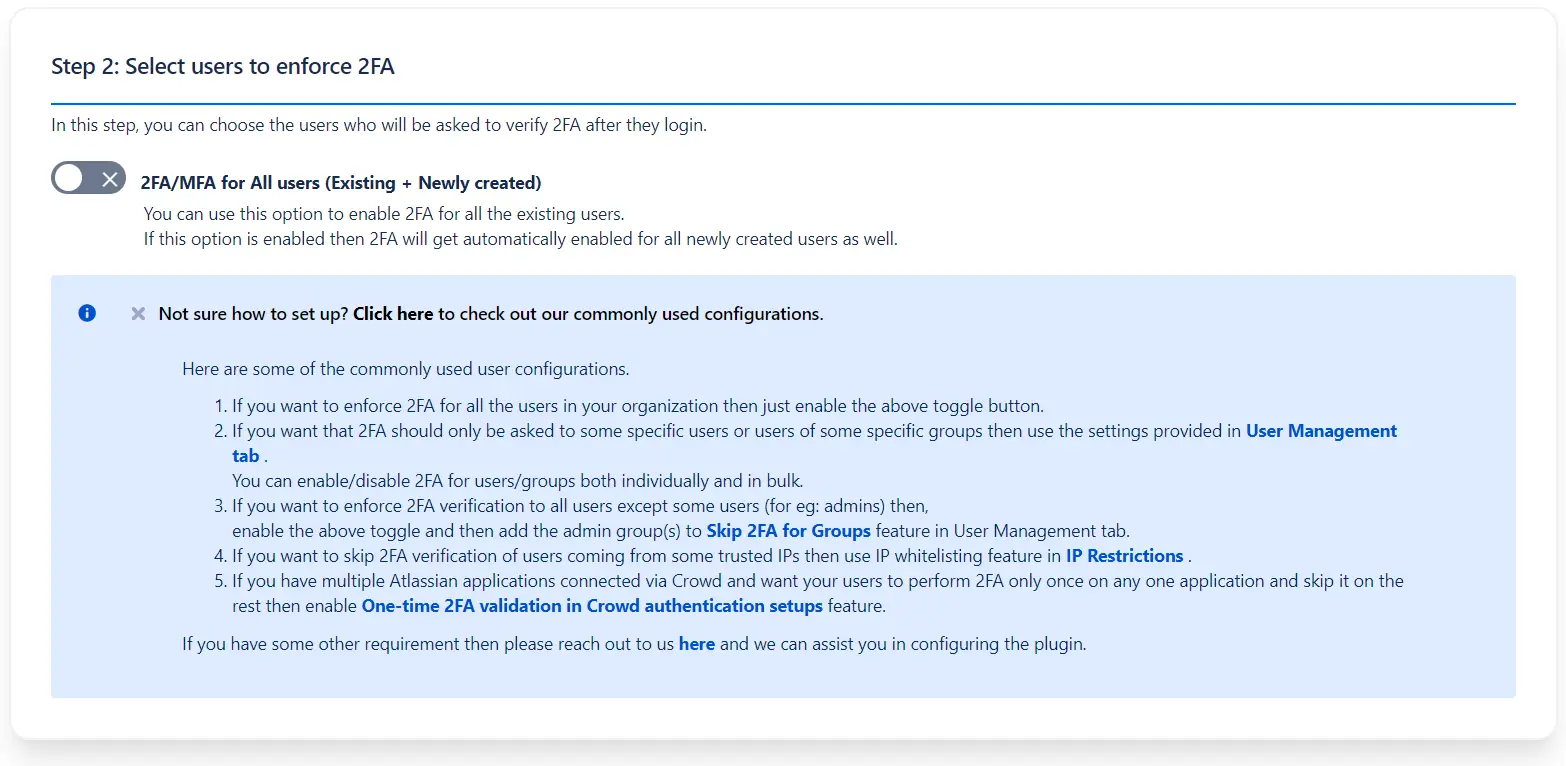 Setup Two Factor (2FA / MFA) Authentication for Jira using OTP, KBA, TOTP methods enable