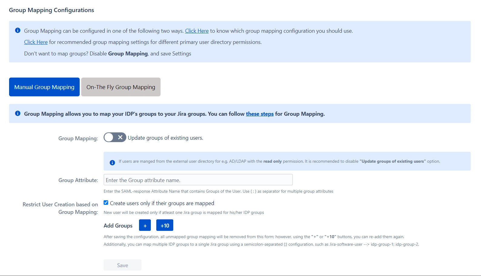 SAML Single Sign On (SSO) into Jira, Quick Setup sp metadata url