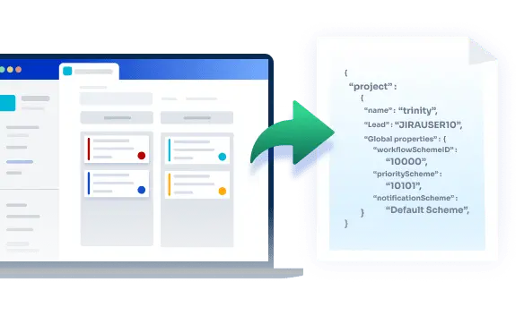 Export Project Configuration to JSON