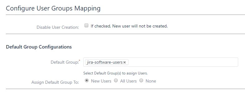 jira saml sso,jira saml sso plugin, saml single sign on sso for jira, Default groups in group mapping