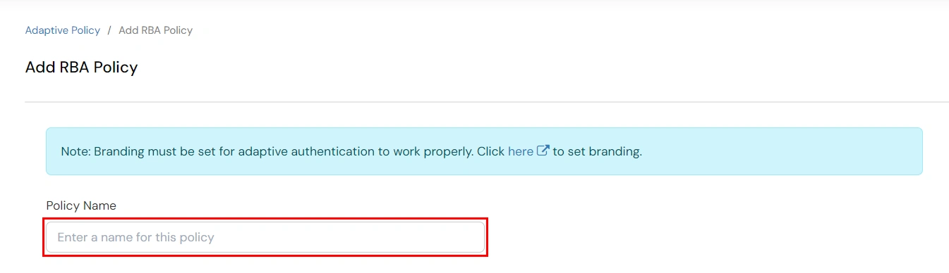 IP restriction for Atlassian Jira Cloud: Add Policy name