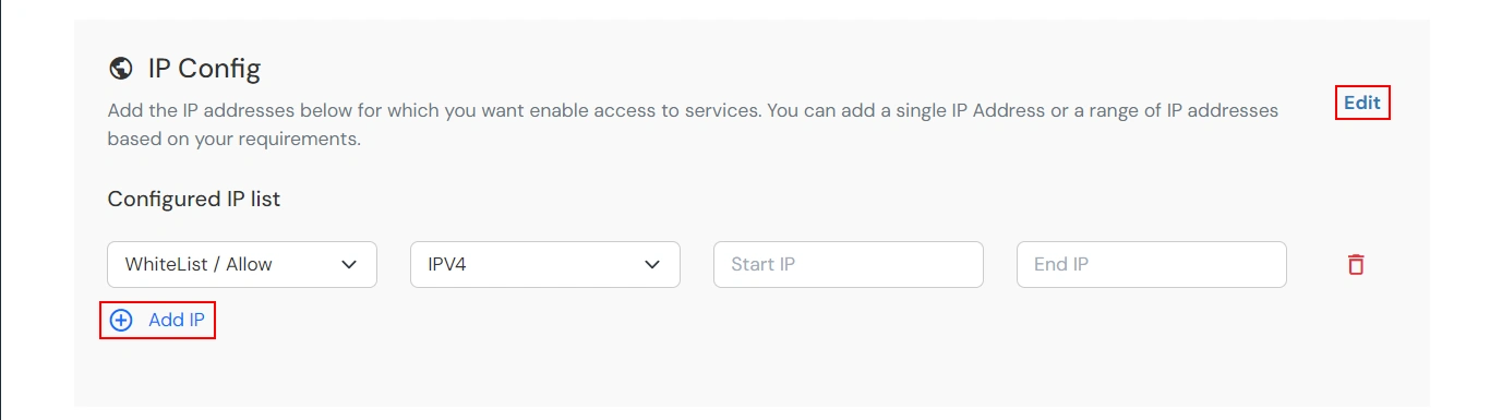 IP restriction for Dropbox: Add IP address