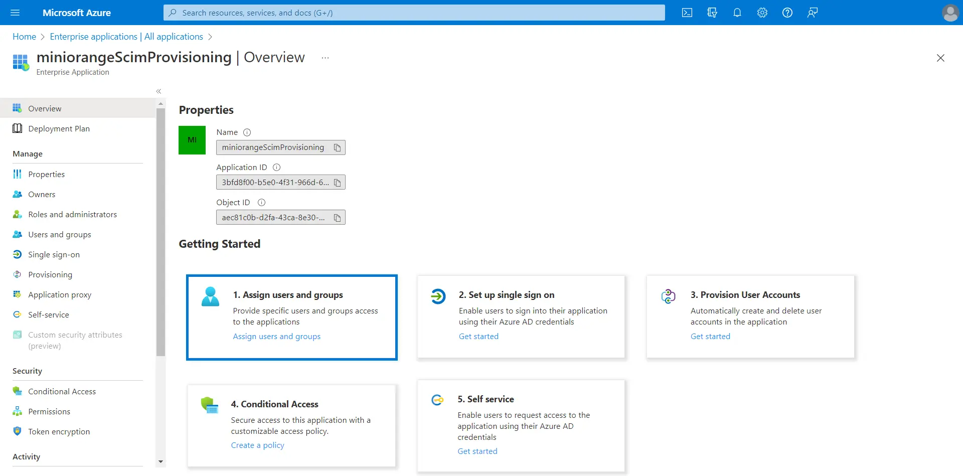 Sync User SCIM Provisioning with Microsoft Entra ID: Assign User and Group