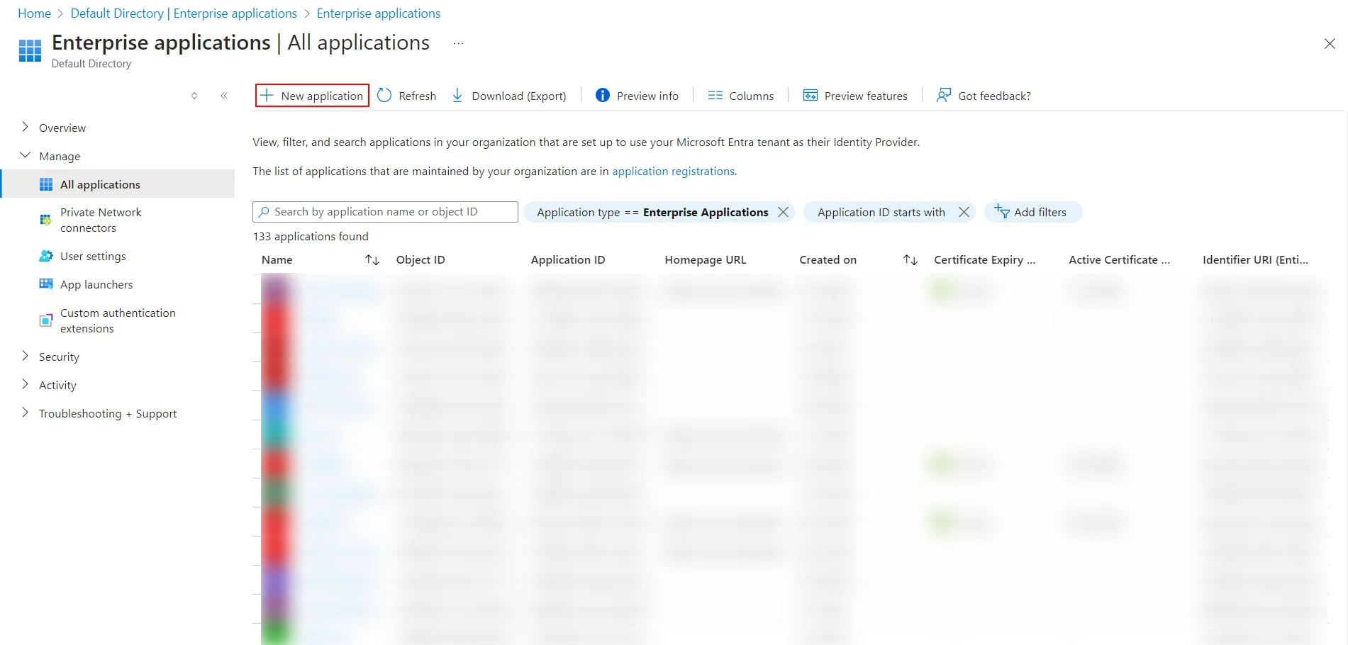 Microsoft Entra ID as IDP : Adding New Application