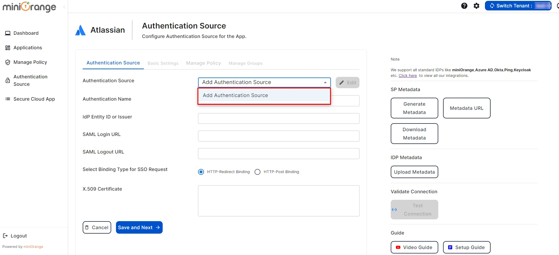 Atlassian CASB Access Restriction Add authentication