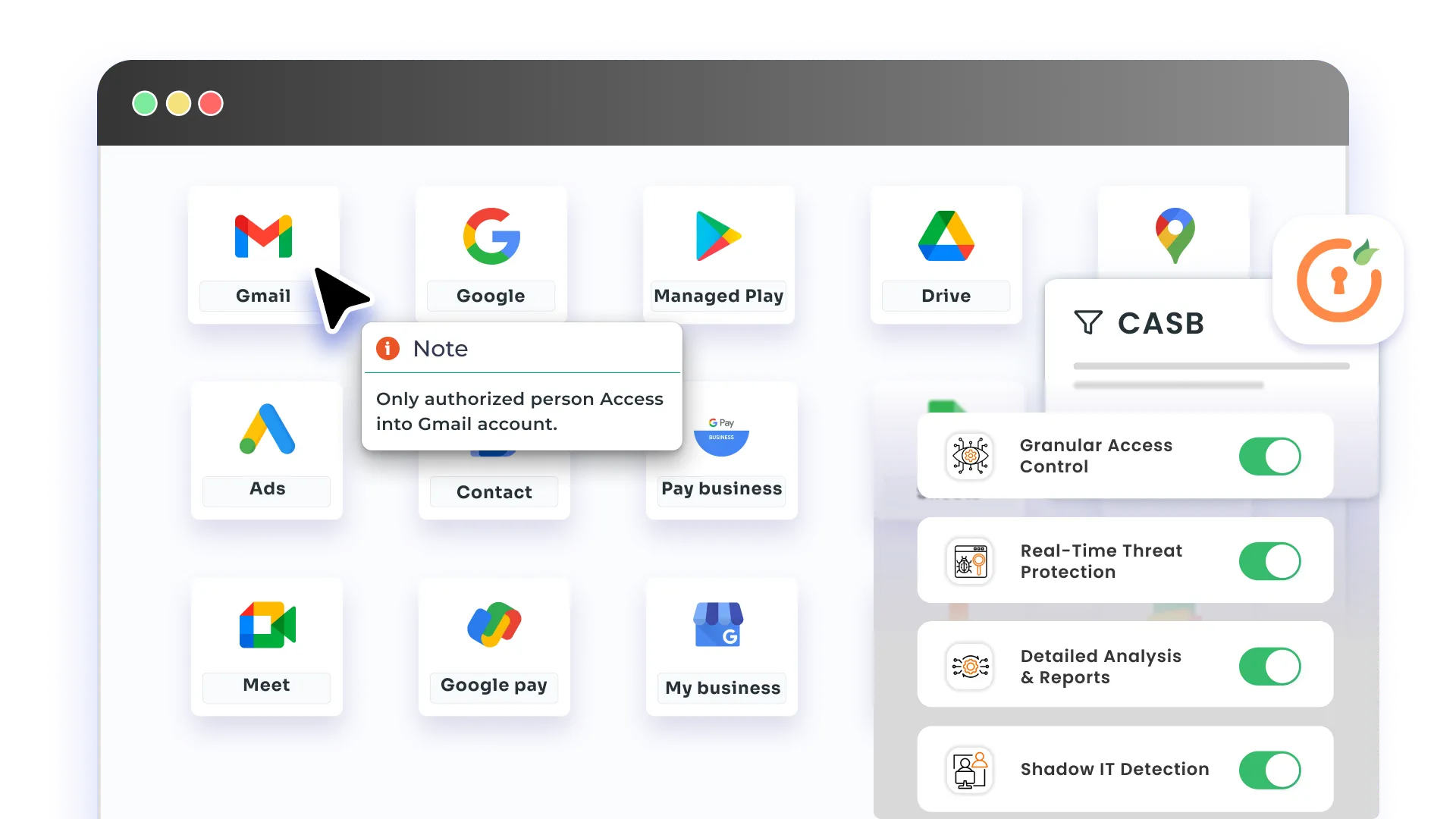 Google workspace casb integration