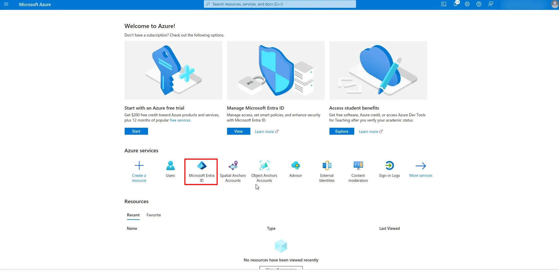 Configuring Azure AD as IDP click on Microsoft Entra ID