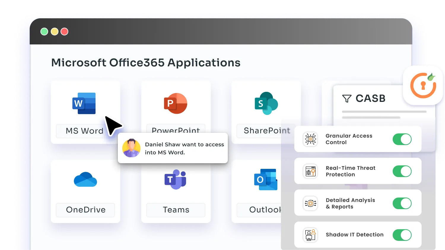 Microsoft Office 365 CASB Solution banner image