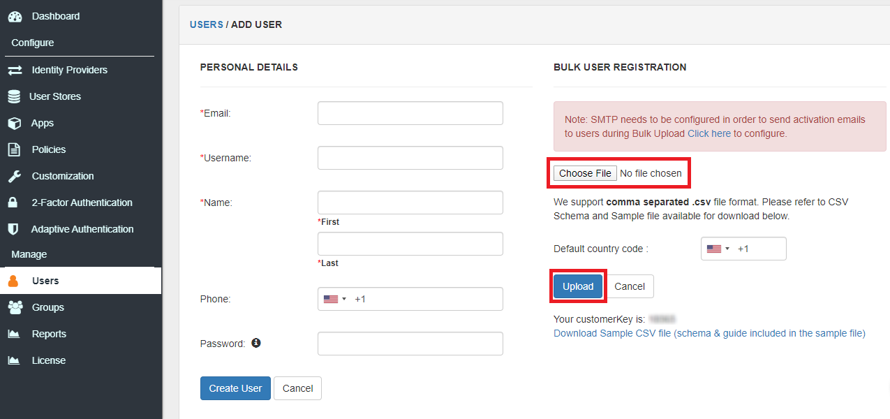 Thinkific Single Sign On (sso) bulk upload user