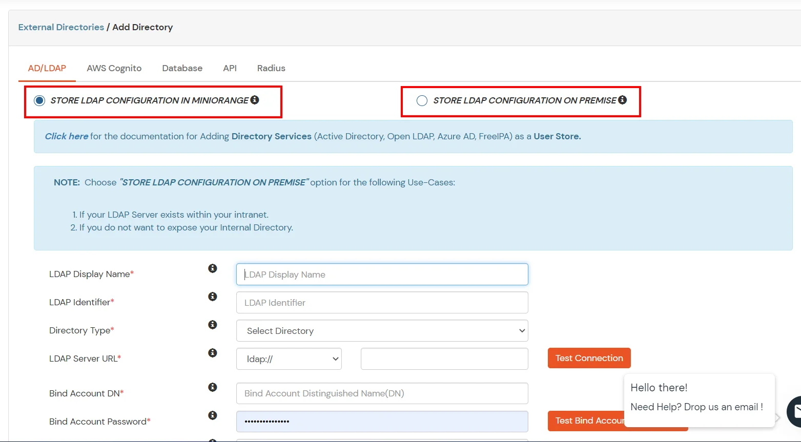 Workday Two-Factor Authentication : Select ad/ldap user store type