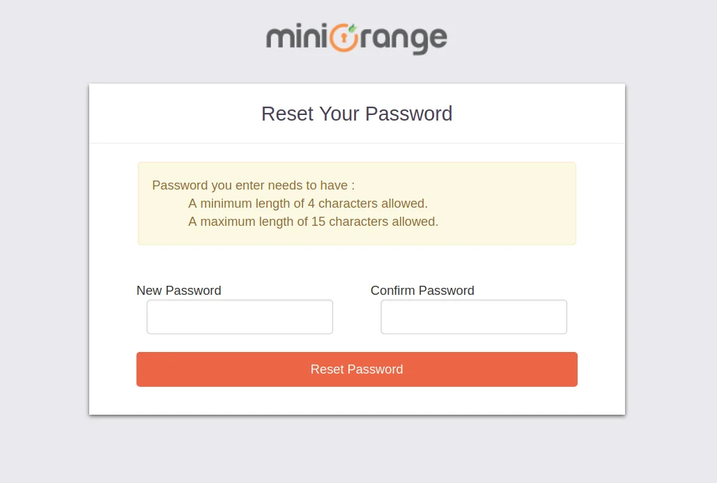 Oracle Siebel CRM Multi-Factor Authentication: Reset user password