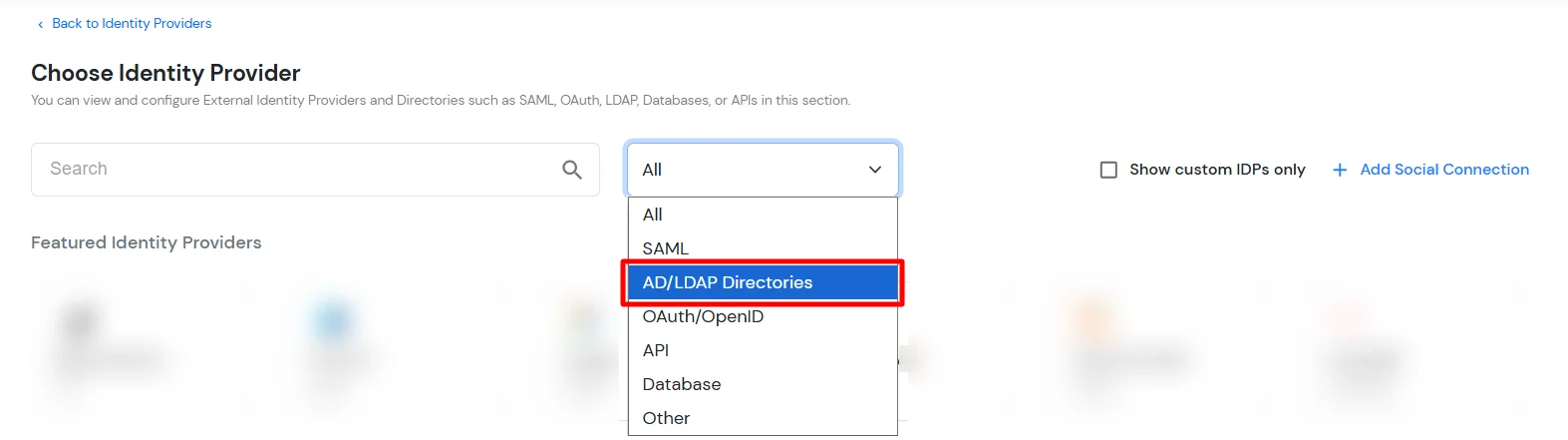 PagerDuty : Select Directory type as AD/LDAP