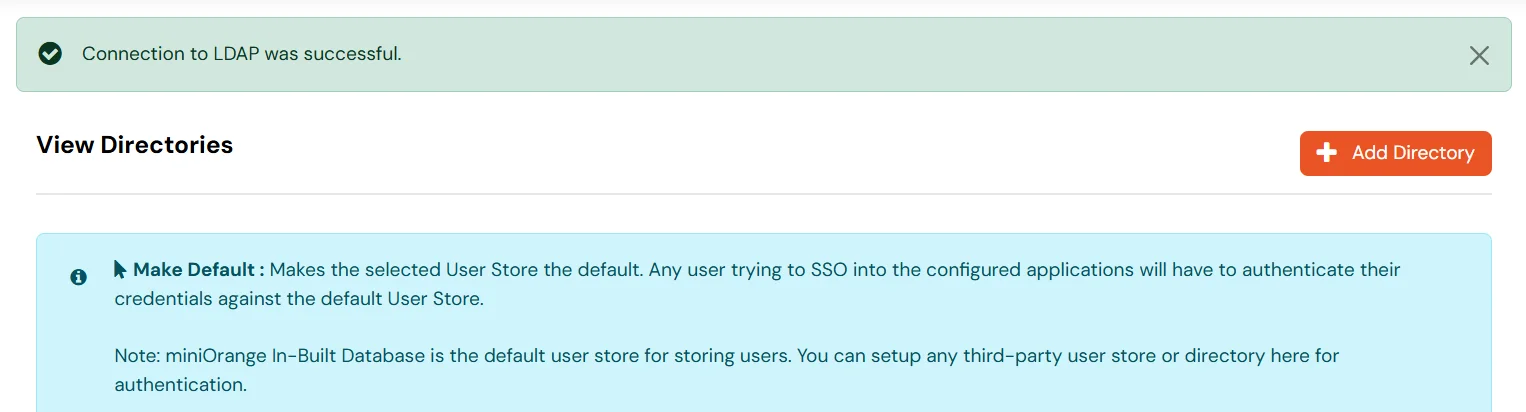 PagerDuty : Successful connection with LDAP Server