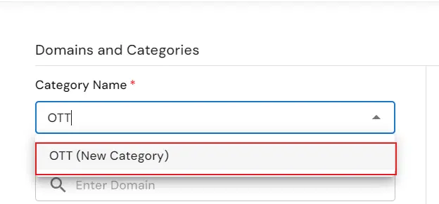 DLP domain blocking and website policy configuration for preventing data breaches  |  Enter Domains