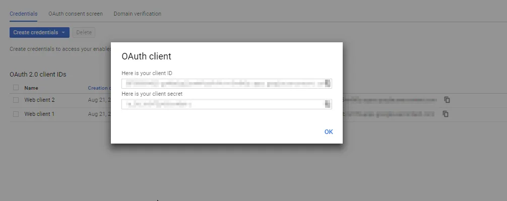 Google Apps GSuite SSO miniOrange Broker Service client id client secret