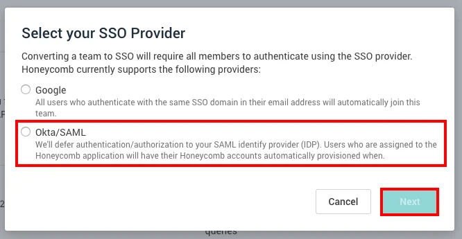 HoneyComb Single Sign-On (SSO): Prerequisites for SSO