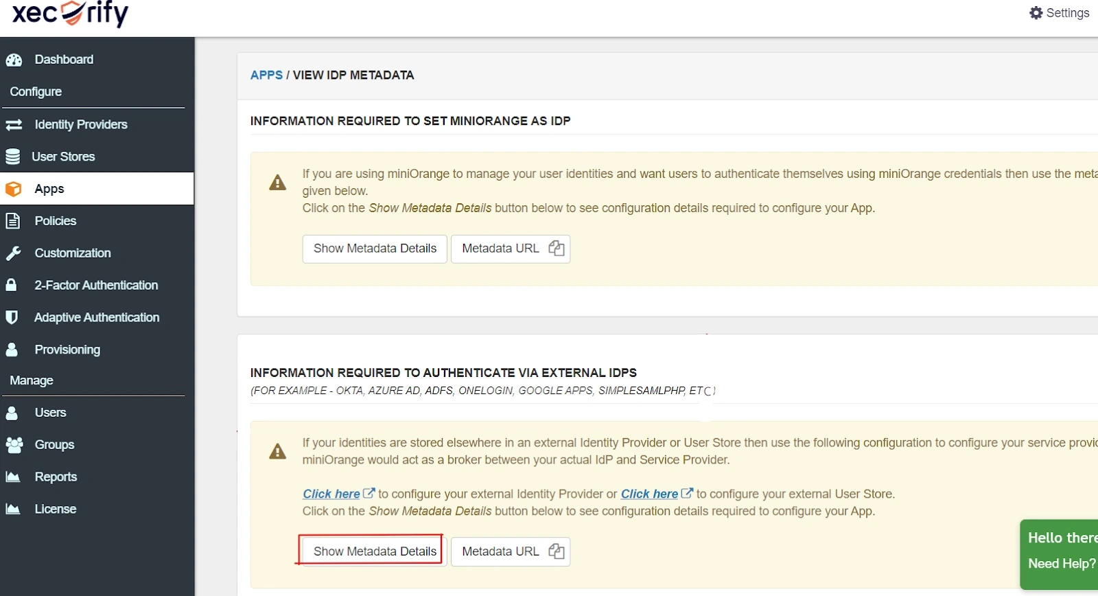 Palo Alto Networks Single Sign-On (sso) View IdP metadata