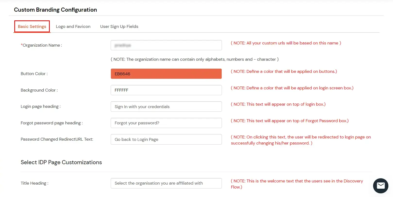 miniOrange Identity Platform Admin Handbook: Custom branding and customization