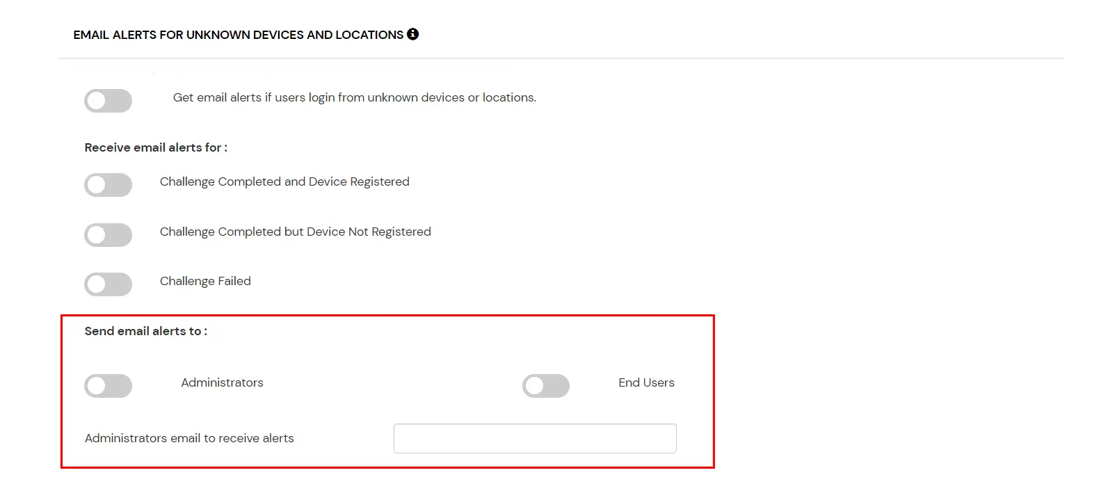 adaptive authentication Action for behavior Change Configuration