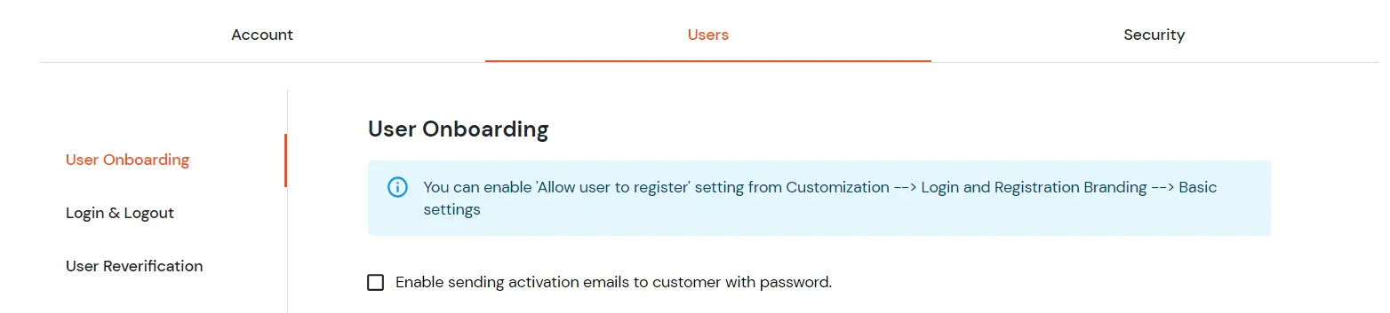 IDP product global setting