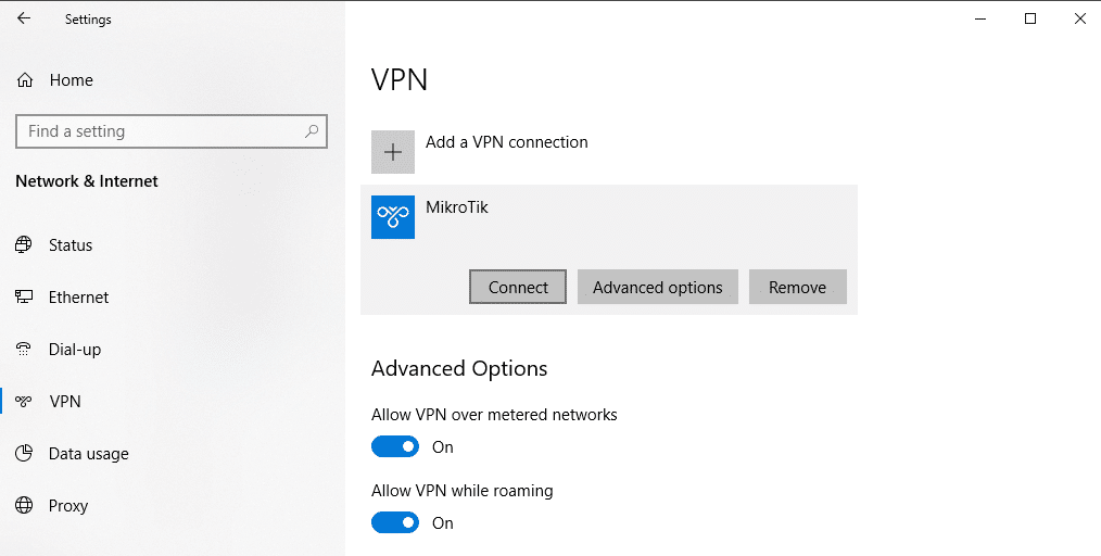 Connect VPN