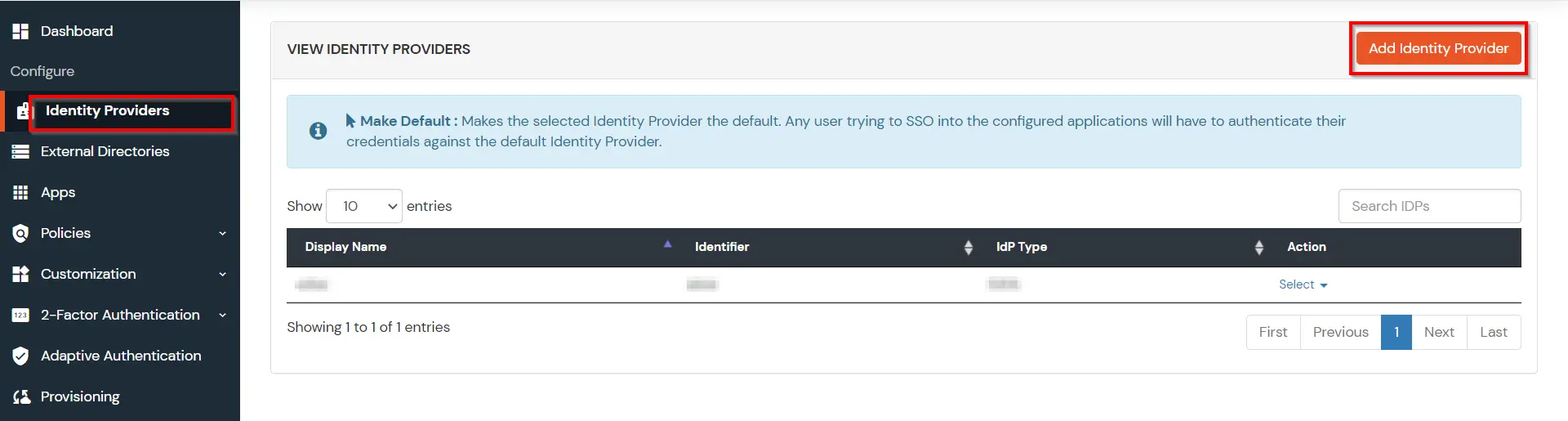 Add Identity Provider for Oracle EBS Okta SSO