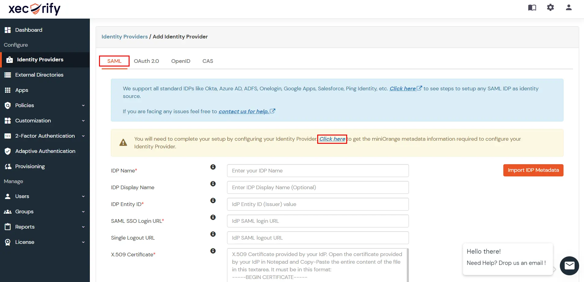 Oracle EBS Okta SSO : Get Metadata details