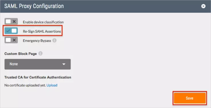 Configure Salesforce (secured with NetSkope Reverse Proxy) Single Sign-On (SSO): Resign SAML Assertion 