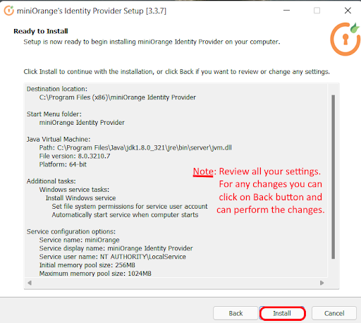 On-Premise IDP Server Windows Install