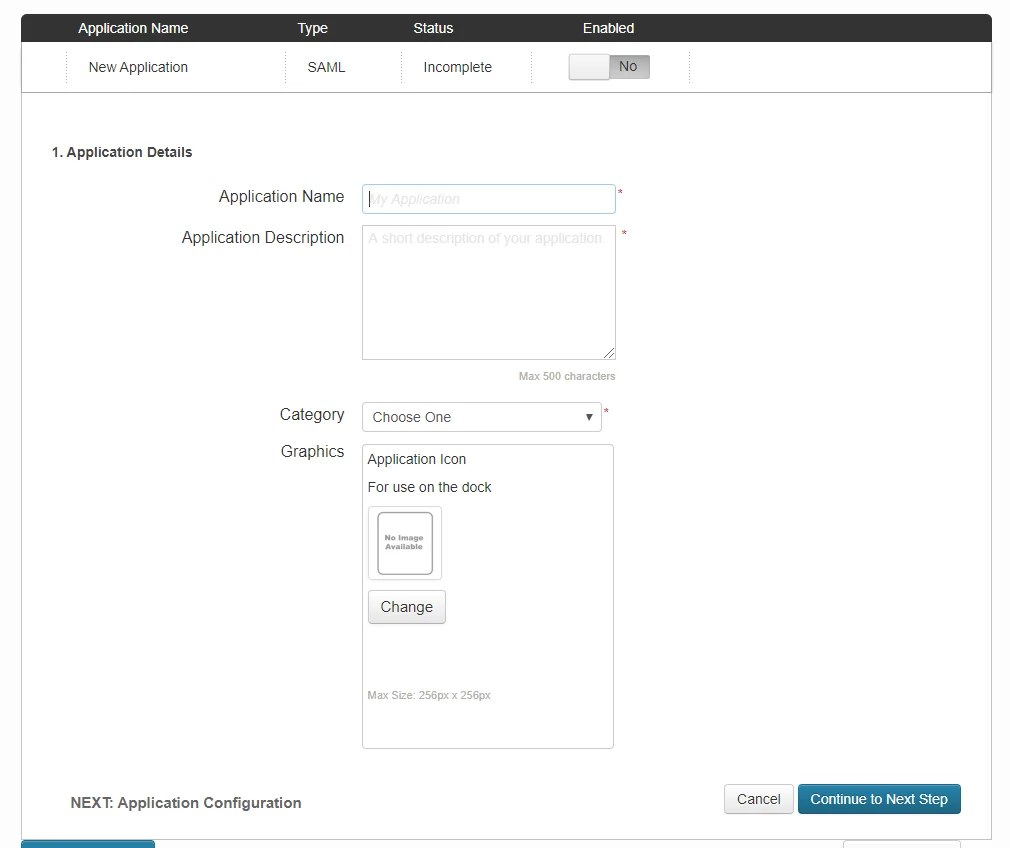 Oracle EBS Ping SSO configure SAML application